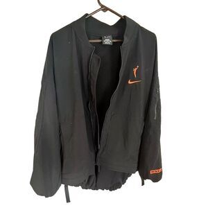 Nike Connecticut Sun Jacket Womens XL Black Full‎ Zip Lined WNBA Training